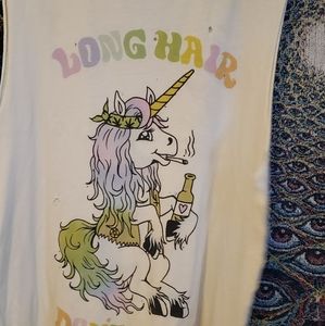 🌈 UNIF Long Hair Don't Care Tank 🦄